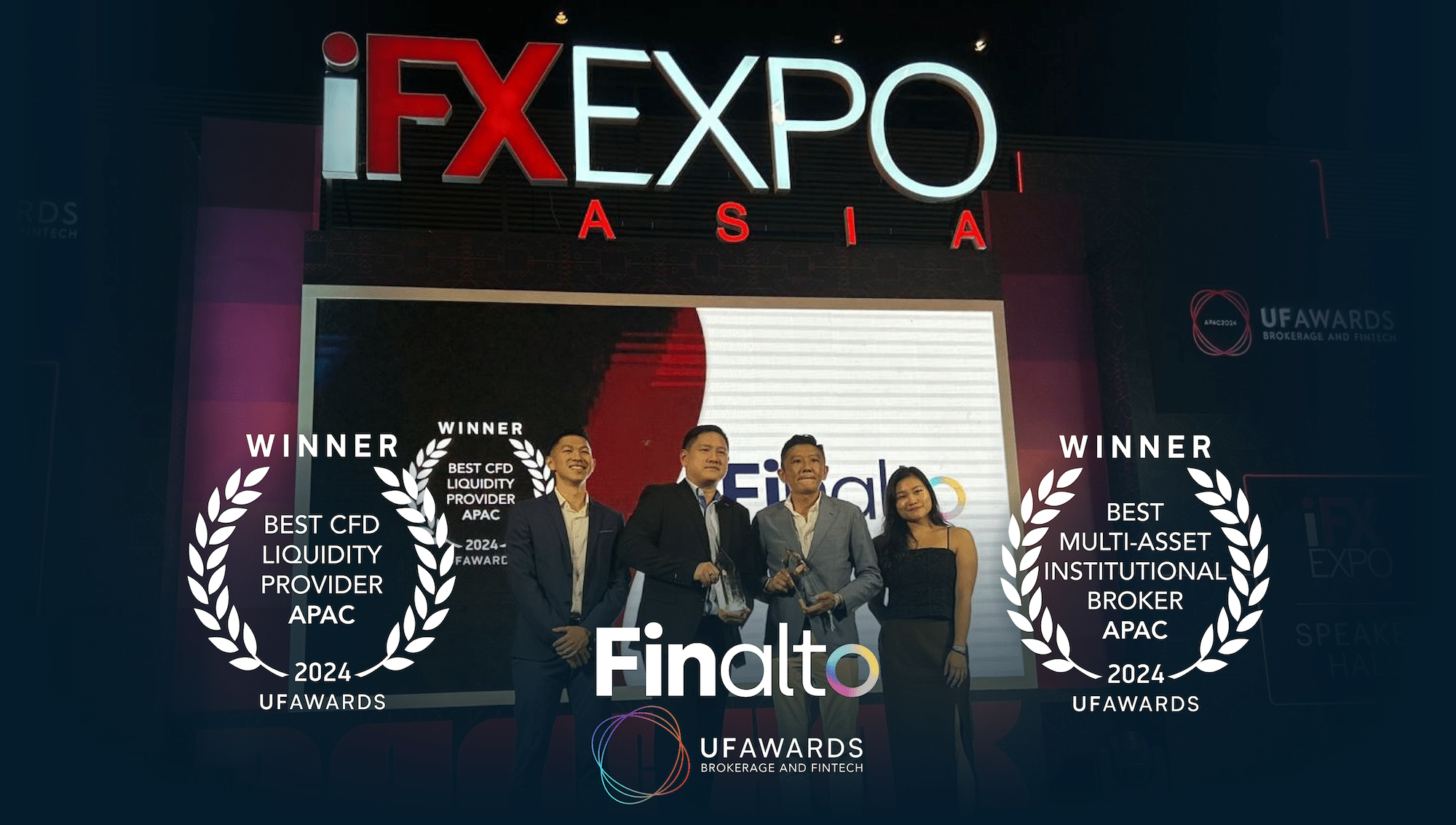 Finalto Wins Two Awards at UF Awards APAC 2024